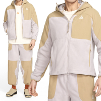 Nike ACG Wolf Tree FZ HD Plus 男款 杏茶色 雙拉 搖粒絨 連帽 外套 HJ2459-297