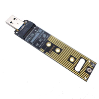M.2 NVME SSD To USB 3.1 Adapter 10Gpbs Converter Reader M.2 NVME To USB-A 3.0 Internal Converter Card for PCI-E/M.2 Nvme SSD