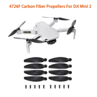 For DJI Mini 2 Carbon Fiber Propellers 4726F Lightweight Low Noise Drone Accessories For DJI Mini 2 Drone Accessories Parts