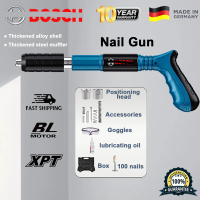 Free 100 nails B0SCH original manual portable steel nail gun mini cordless home handheld nail gun tu
