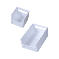 【KEYWAY 聯府】賀知分隔收納盒1.3L+3.6L-3入(MIT台灣製 Green made 廚房/櫥櫃/浴室整理置物盒)