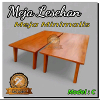 meja lesehan kayu mahoni meja minimalis