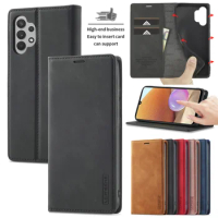 New Leather Case For Samsung Galaxy A02S A32 A42 A72 A52 A12 A21S A31 A41 A22 5G A51 A71 4G Magnetic Flip Card Solt Holder Bag