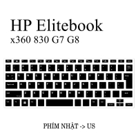 Miếng dán nút phím Nhật -> US dành cho bàn phím Laptop Hp elitebook x360 830 g7 g8 Nhật đã cắt sẵn t