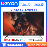 GINZA Smart TV 50 Inches TV Sale Flat Screen Smart TV Sale Android TV