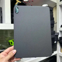 Case for Apple iPad 10th (2022) 10.9 Inch Real Carbon Fiber Aramid Anti-explosion Tablet Protective Cover Protection Shell