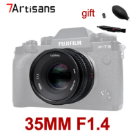 7artisans 35mm F1.4 APS-C Lens for Sony E Fujifilm Fuji X Nikon Z M4/3 Leica L SIGMA Canon EF-M EOSM Manual Focus Cameras Lens