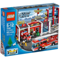 LEGO 樂高 CITY 城市系列 Fire Station 消防局 7208
