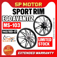 YAMAHA EGO AVANTIZ SPORT RIM MS103 1.40/1.60-17 HITAM 20T ORIGINAL MAGICBOY
