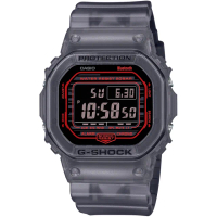 【CASIO 卡西歐】G-SHOCK 街頭潮流半透明藍牙電子手錶 母親節 禮物(DW-B5600G-1)