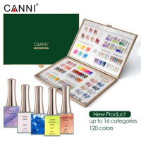 CANNI Nail Gel Polish Kit Wholesale Price 16ml For Nail Salon Used Milky Rose Jelly Effect Neon Fluorescence Diamond Sparkle Gel