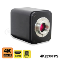4K 8MP 30FPS Sony IMX334 / IMX485 Ultra HD UHD HDMI USB 3.0 3840*2160 Industrial Digital C-Mount Video Microscope Camera