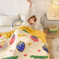 5ขนาดเด็กมัสลินผ้าห่มผ้าฝ้าย6ชั้นตาข่ายผ้าฝ้ายเด็กผู้ใหญ่นอนผ้าห่มแผ่นเตียงผ้าคลุมเตียงเด็กผ้าห่ม