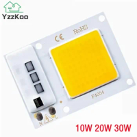 YzzKoo LED COB Chip 10W 20W 30W AC 220V Smart IC Without Driver LED Lamp Beads For Floodlight Spotlight Diy Matrix Lighting