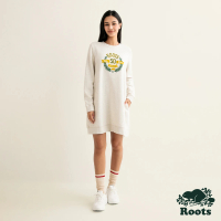 【Roots】Roots 女裝-經典傳承系列 勳章洋裝(燕麥色)