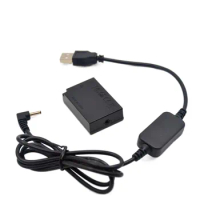 USB DC Charging Cable+LP-E17 Dummy Battery DR-E17 DC Coupler for Canon EOS M3 M5 M6 EOS-M3 EOS-M5 EOS-M6 Cameras