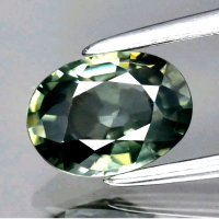 Natural Green Zircon Heat 1.39ct 7x5mm VVS CLEAN BLING2