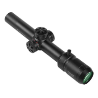 R 1.5-5X20IR Tactical Compact Riflescope For Hunting And Shooting HK Reticle Fits Airgun With Mounts Airsoft Sight PCP