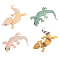 Lizard Toy Reptile Figure Animal Toys Realistic Fake Lizards Action Model Gecko Kids Rubber Prop Figurine Party Favors Figures