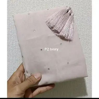 segi empat Paris tasel sowarovsk Payet tabur mutiara premium khaki