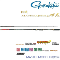 【GAMAKATSU】MASTER MODEL 口太大師 II MH53 磯釣竿 二代(公司貨)