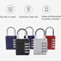Mini Explosion-Proof Digital Door Lock Spot Corrosion-Resistant Zinc Alloy 4-Digit Password Padlock For Mailbox Suitcase Luggage