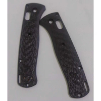 1 Pair Custom Made 3K Carbon Fiber Handle Scales For Benchmade Bugout 535 DIY Accessories
