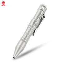 1PC Multifunction Tactical Bolt Pen Portable Equipment EDC Pen Titanium Alloy Bolt Spring Press Signature Writing Pen Gel Pen