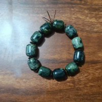 Pure Natural Tibetan Jade Medicine King Stone Bracelet Men's and Women's Beauty and Beauty Wild Bracelet Jewelry