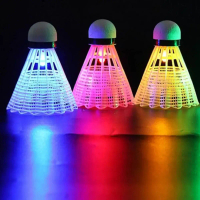 【Outdoor】          Light-up LED Badminton Lighting Balls Glowing Luminous Badminton Balls Colorful L