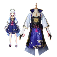 Genshin Impact Ayaka Cosplay Costume Ayaka Dress Cosplay Custom Made