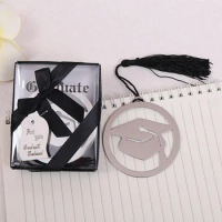 1500pcs Dr. Cap Bookmark Metal Bookmark Favors With Silk Tassel Graduation Gift Bookmark Shower Favors And Gifts