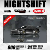 NIGHTSHIFT EXCLUSIVE TOYOTA TRUENO AE86 WIDEBODY TARMAC GLOBAL64 1/64 MODEL CAR