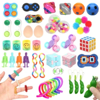 10-100pcs Random Fidget Toys Gifts Pack Surprise Box 300 Different Fidget Set Antistress Relief Toys for Children Adults