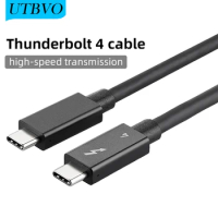 UTBVO Thunderbolt 4 Cable USB-C Cable, 40Gbps Data Transfer/100W Charging/8K 60Hz Video, Compatible Thunderbolt 3, USB4, USB-C
