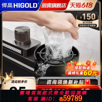 【台灣公司 可打統編】悍高水槽高壓洗杯器304不銹鋼咖啡店奶茶店洗杯子利器廚房洗菜盆
