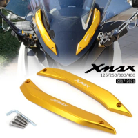 For YAMAHA XMAX300 XMAX400 XMAX125 XMAX250 X-MAX X MAX 300 Motorcycle Windshield Deflectors Windscreens Bracket bar Protector