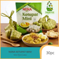Nona Ketupat Mini Instan 600g ( isi 30 x 20g ) / Mini Rice Cake / Nasi Ketupat Instant Halal Nona