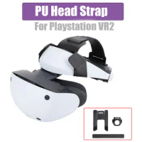 PU Head Strap for Playstation VR2 Easy Installation Adjustable Headband Bracket for PS VR2 VR Accessories