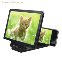 1PC Mobile phone screen amplifier 3D HD TV magnifier foldable desktop mobile phone bracket