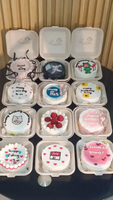 Korean cake 10cm. Bento cake 10 cm. Korean Lunch box cake .custom cake Design Gambar 4