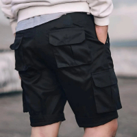 pb bosscargo - Short Cargo Pants - Pria Wanita Unisex Stretch Kotak thrasher coelat 27-39