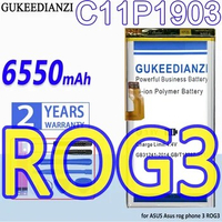 High Capacity GUKEEDIANZI Battery C11P1903 6550mAh for ASUS Asus rog phone 3 ROG3 phone3