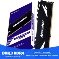 Atermiter DDR3 DDR4 2GB 4GB 8GB 16GB Memoria Ram 1333 1600 1866 2133 2400 2666 3000 3200 Memory Desktop Dimm with Heat Sink