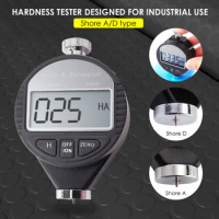 Digital Mini Durometer Hardness Meter Tester Shore A/D 0-100 Range for Rubber, Plastics, Leather, Multi-grease, Wax, Etc