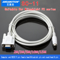FX/1S/2N/3U download cable 232 Serial data communication cable SC-11 Suitable for Mitsubishi plc programming cable