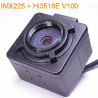 Enhanced Night Vision Box Style IPCam H.264, 720P 1/3" Exmor IMX225 CMOS + Hi3518E CCTV IP camera (built-in IRC filter) no Lens