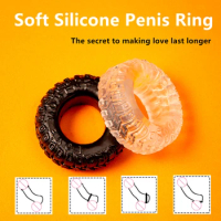 Cockring Silicon Penis Cock Ring Cage Male Erection Delay Ejaculation Sex Toy For Men Couple Rings Penis Ring Toys For Adults 18