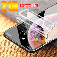 Soft Hydrogel Film For apple iPhone 11 12 13 14 15 Pro XS Max XR iphone X 7 8 Plus Full Silicone TPU Screen Protector Not Glass