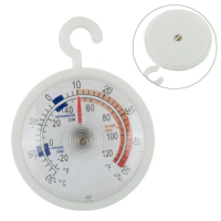 1pc Dial Fridge Thermometer/freezer Thermometer Kitchen Appliance With Hook For Accurate Readings Instrument Parts Accessories